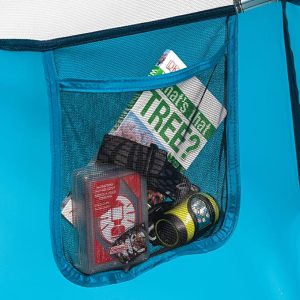 mesh pocket of best tent for camping with dogs